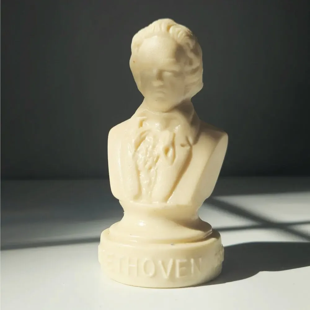 Vintage Halbe Beethoven Plastic Bust | 4.5